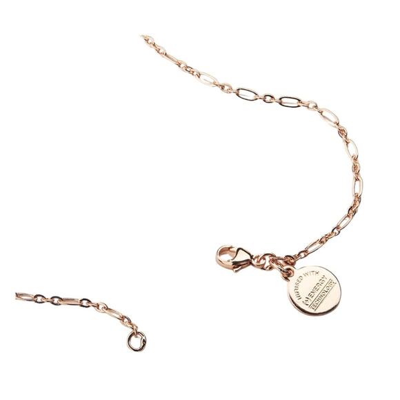 Alex + Ani Angel Wing + Pearl Delicate Necklace Rose Gold Finish 18" NEW - Picture 2 of 5